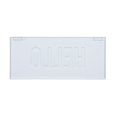 thumbnail image 5 of Stratton Home Decor Farmhouse White and Blue Hello Metal Wall Art, 14" x 6", 5 of 6