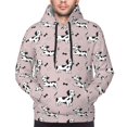 thumbnail image 2 of Bingfone Dachshund Dog Puppy Men's Drawstring Hoodie Long Sleeve Pocket Sweatshirts-4X-Large, 2 of 6