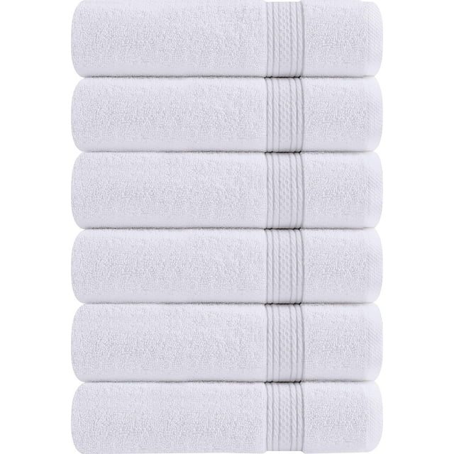 Toallas de mano Utopia Towels Premium, 100% algodón, 72 unidades, color blanco