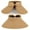 Khaki, variant on Foldable Straw Sun Visors for Women, Sun Protecetion Wide Brim Sun Hats Adjustable Topless Summer Beach Hat (Beige)