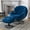 Blue, variant on Recliner Sofa Chair with Ottoman, Leisure Upholstered Chair with Footrest for Small Space, Lazy Chair Velvet Corner Chair with Metal Leg, Brown