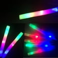 thumbnail image 6 of 118PC Multi-Color Flashing Foam Sticks, Battery Included Light Up Sticks for Concerts and Night Events, 6 of 19