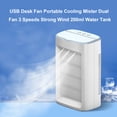 thumbnail image 4 of Ventilador de escritorio USB Ventilador de aire acondicionado portátil Ventilador de refrigeración p Abanopi  Admirador, 4 of 7