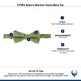 thumbnail image 4 of CTM  Martini Glass Bow Tie (Men), 4 of 4