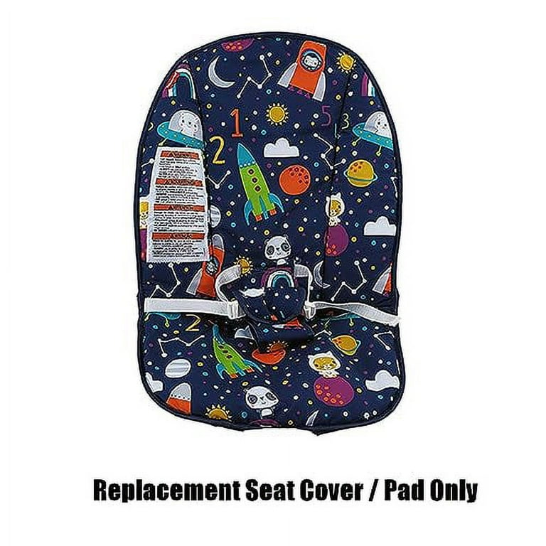 Replacement Part for Fisher Price Baby Bouncer GPN10 Replacement Seat Cover Pad Fun Space Ship Print