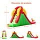 thumbnail image 3 of Parque Acuático Inflable Costway con Tobogán Pistolas de Agua Pared para Escalar y Piscina 470 x 120 x 242 cm para Niños 3-10 Años, 3 of 10