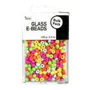 Cousin DIY Neon Glass E-Bead Bulk Pack, Neon Color, 1000 Piece, Unisex for Adults, 69991238