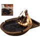 thumbnail image 1 of Cenicero para Cigarrillos Al Aire Libre, Cenicero Grande De Resina, Cenicero Creativo con Soporte para Teléfono, Cenicero Decorativo para El Hogar, Oficina, Jardín, Porche - Bronce, 1 of 5