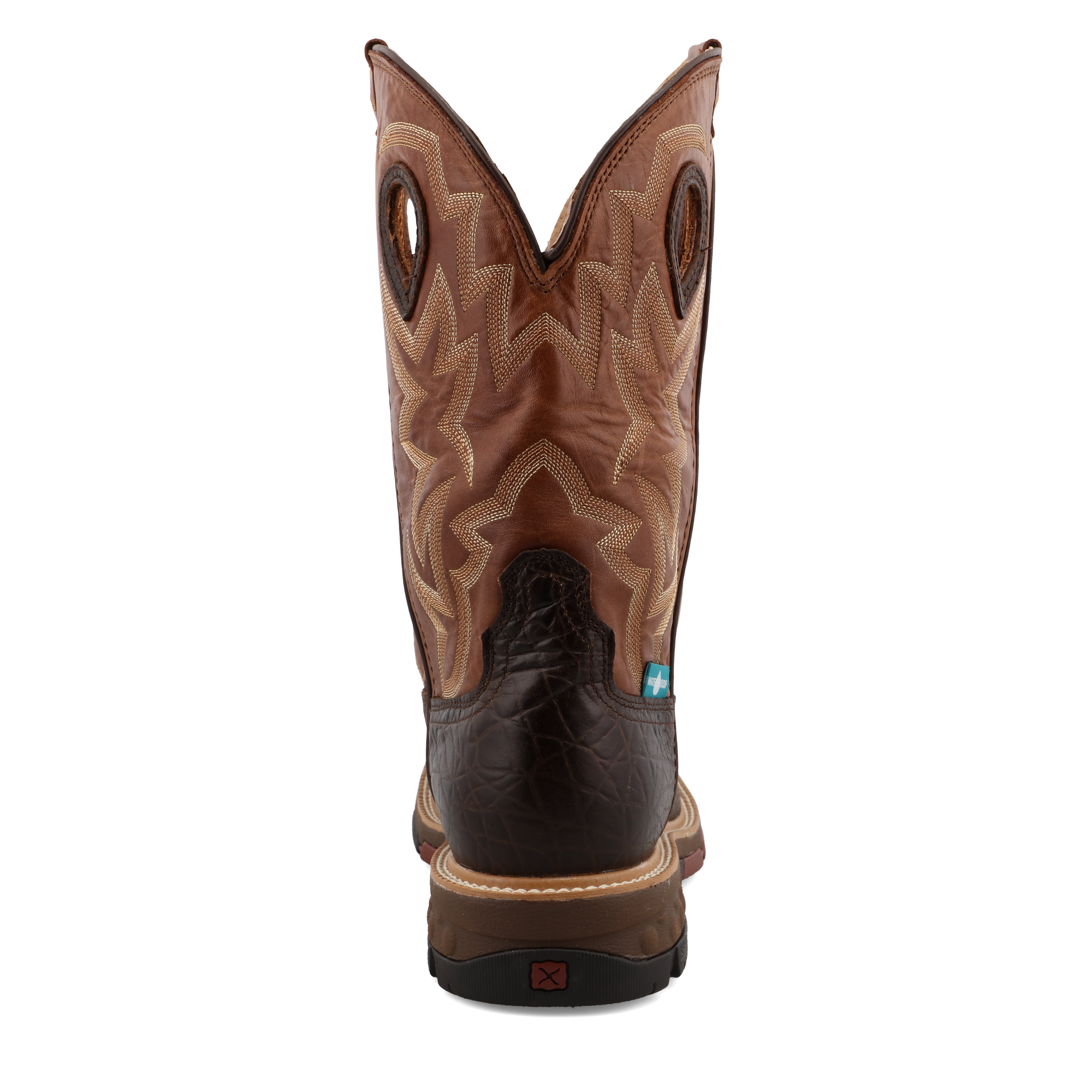 Twisted X Men's 12" Western Work Boot - Smokey Chocolate & Spice