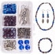 thumbnail image 1 of Kit de bisutería DIY (1 caja, 1 juego) - Kits de inicio para abalorios - Suministros para bisutería para adultos, niñas, adolescentes y mujeres con cierres de pinza de langosta azules, 1 of 9