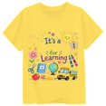 thumbnail image 4 of Girls Shirts Short Sleeve Lapel Collar Solid Color Tops Lace Back to School Elegant Casual Shirt for Girls, 4 of 4