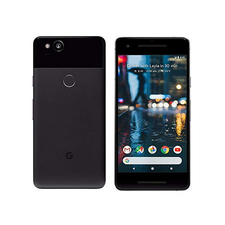 Google Pixel 2 Verizon Fully Unlocked - 64GB Just Black (Certified