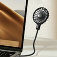 thumbnail image 3 of KCAHPAN Mini Portable USB Fan for PC Computer Plug Quiet Cooling Small USB Fan Outdoor, 3 of 21