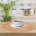thumbnail image 6 of Rattan Woven Placemats Oval Round Table Mats Non Slip Heat Place Mat Natural Multipurpose Placemat 30X40cm, 6 of 9