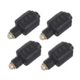 thumbnail image 1 of 4X Mini Optical Audio Adapter 3.5MM Female Jack to Digital Toslink Male Plug for Amplifier, 1 of 5