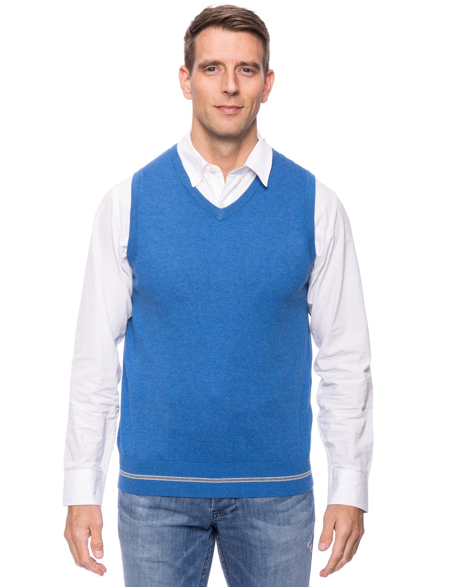 baby blue sweater vest