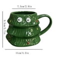 thumbnail image 3 of Adornos navideños, regalos navideños, tazas navideñas, regalos navideños, tazas de cerámica para enamorados, tazas de regalo, tazas de café con forma de árbol de Navidad, tazas de café de gran capacid, 3 of 6