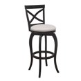 thumbnail image 1 of Hillsdale Furniture Ellendale Swivel Bar Height Stool in Black, 1 of 13