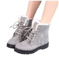 thumbnail image 6 of YLYL Women's Suede Waterproof Lace up Winter High Top Snow Boots, 6 of 6