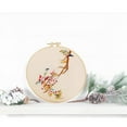 thumbnail image 2 of Under 10 Office&Craft&Stationery Embroidery Starters Kit for Beginners with Embroidery Cloth Embroidery Hoop Threads and 3 Needles Beautiful Bird and Tree, 2 of 5