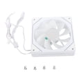 thumbnail image 2 of Ventilador De Caja, Ventilador De Caja ARGB PWM De 58.36CFM 120 Mm Para Enfriador De Agua De CPU, 2 of 7
