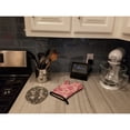 thumbnail image 3 of Caroline's Treasures Watercolor Red Striped Hearts Oven Mitt, 3 of 7