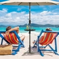 thumbnail image 4 of Costway Patio Umbrella Table Round PE Bases, All-weather Design, 4 of 10