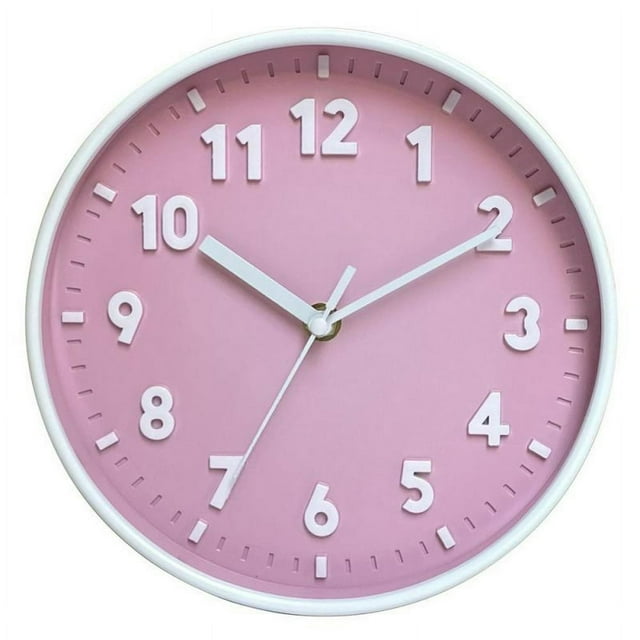 Modern Simple Wall Candy Color Clock Mute Living Room Clock Wall Mounted Clock For Home New Wall Clock Home Decoration Tools