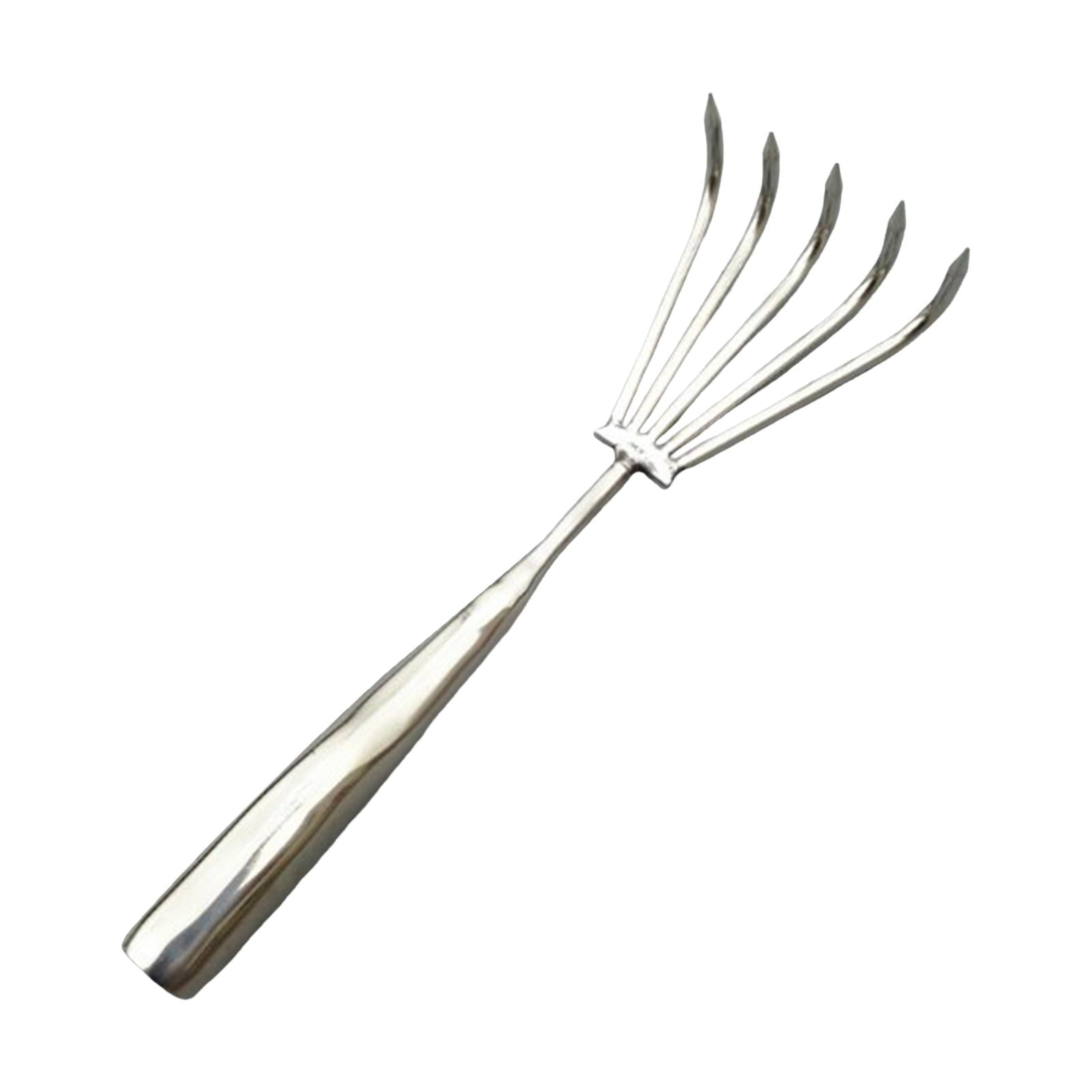 Hand Rake Gardening Leaf Rake Comfort Handle ,Handheld Claw Rake Soil