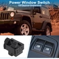 thumbnail image 2 of Interruptor de ventana eléctrica lateral frontal único para Jeep Wrangler 2011-2018 No.68156218AC, 2 of 7