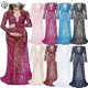 thumbnail image 2 of Maxi vestido de maternidad encaje maternidad sesión de fotos elegante, 2 of 4
