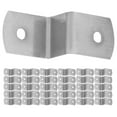 thumbnail image 2 of EeaseCA 50pcs Picture Frame Clips Table Tops Fasteners Z Clips Canvas Offset Clips for Table Tops, 2 of 9