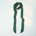 thumbnail image 2 of BRICH Women's Polka Dot Long Neckerchief Pure Scarf Necktie Handbag Wrap Handle Satin Belt Green One Size, 2 of 2