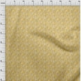 thumbnail image 4 of oneOone Polyester Spandex Yellow Fabric Text Sewing Material Print Fabric By The Yard 56 Inch Wide, 4 of 5