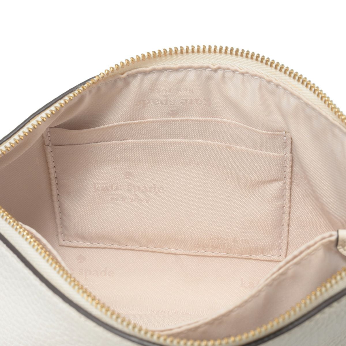 Kate Spade New York Emma Mini Zip Phone Crossbody Bag (Parchment)