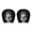 B006- Style F, variant on Universal Auto Headrest Covers, Halloween Car Decorations, Gothic Halloween Decor, Halloween Pumpkin Decorations, Stretchy Dustproof Car Headrest Covers for Spooky Vehicle Decor,
