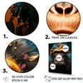 thumbnail image 3 of Designart "Graffiti-Styled Pop Art Apes" Orangutan Canvas Prints, 3 of 7
