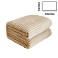 thumbnail image 2 of RKSTN Couverture Douce et Épaisse Double Couche Couverture Raschel un Incontournable pour Se Réchauffer en Hiver Adaptée aux Lits Canapés et Autres Scènes Offrant un Confort Ultime, 2 of 5