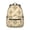 Geometric Diamond Beige, variant on Geometric Diamond Black Pattern Backpack for School, Cute School Bag with Adjustable Shoulder Straps and Padded Back, 15.3"x11"x7.1"