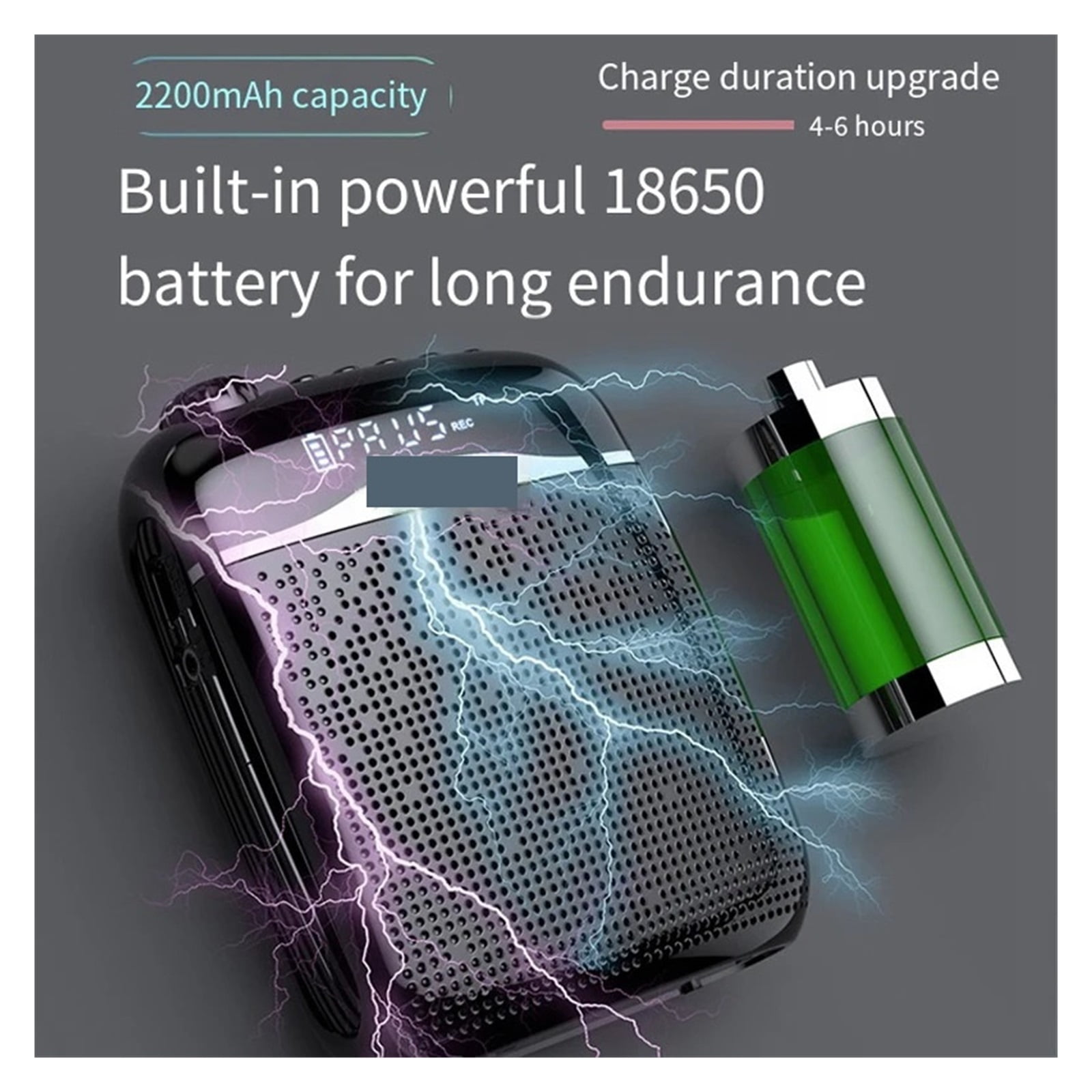 Wired/2.4G Wireless Voice Amplifiers Microphone 5.0 Speaker Teacher School Tour Guide 20W Portable FM Radio Megaphones ,Powerful Voice Amplifier