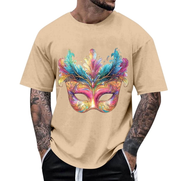 Tops para hombre, blusas y camisas de manga corta con cuello redondo para hombre, camisetas casuales con estampado de moda para hombre, blusa de manga corta, blusa de poliéster para hombre.