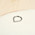 thumbnail image 3 of G23 Titanium Septum Clicker Nose Ring,Triple Double Open Stack Hoop Ring,Daith Helix Rook Conch Tragu Cartilage Piercing Jewelry, 3 of 6