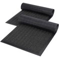 thumbnail image 1 of Alfombra interior de 1 pack, tapete de puerta antideslizante de goma resistente, tapete de entrada de perfil bajo, tapete de suelo, entrada, garaje, patio, zonas de alto tráfico, 75cm42cm, Gr Feliz Sencillez, 1 of 5