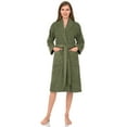 thumbnail image 5 of TowelSelections Women's Robe, Turkish Cotton Terry Shawl Bathrobe Large/X-Large Moss, 5 of 6