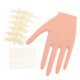 thumbnail image 5 of 1 juego de maniquí de mano para práctica de uñas acrílicas, mano de entrenamiento de uñas, mano de manicura flexible con puntas para uso en salones de uñas, 5 of 7