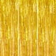 thumbnail image 1 of Cortinas de malla dorada DECOCKRAT con fondo de flecos, 1 x 2,5 m, paquete de 3, 1 of 6
