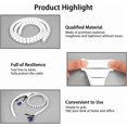 thumbnail image 3 of shiyou-Cable Management Sleeve Cord Organizer Concealer for TV/Computer/Office, 60 Inch Tools & Home Improvement Cable Sleeve Wrap Cover Cord Hider Management Wire Protector for Tidy Desk, 3 of 4
