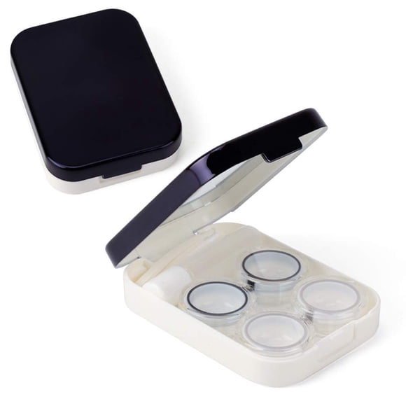 Estuche para lentes de contacto ofone, kit de viaje de 2 piezas con herramientas