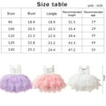 thumbnail image 2 of Toddler Girls Tutu Dress Lace top Backless A-line Tulle Flower Girl Dress, 2 of 4