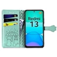 thumbnail image 4 of Funda Cartera FOXDOCK para Xiaomi Redmi 13 4G , Flip PU con Relieve de Gatos y Perros, Tarjetero y Soporte, 4 of 6